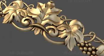 3D мадэль Виноградный лист (STL)